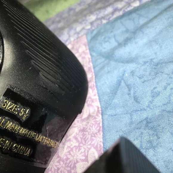 NIB Qupid Black Velvet Floral Embroidered Over-The-Knee High Heel Boots 5.5 - Picture 8 of 14